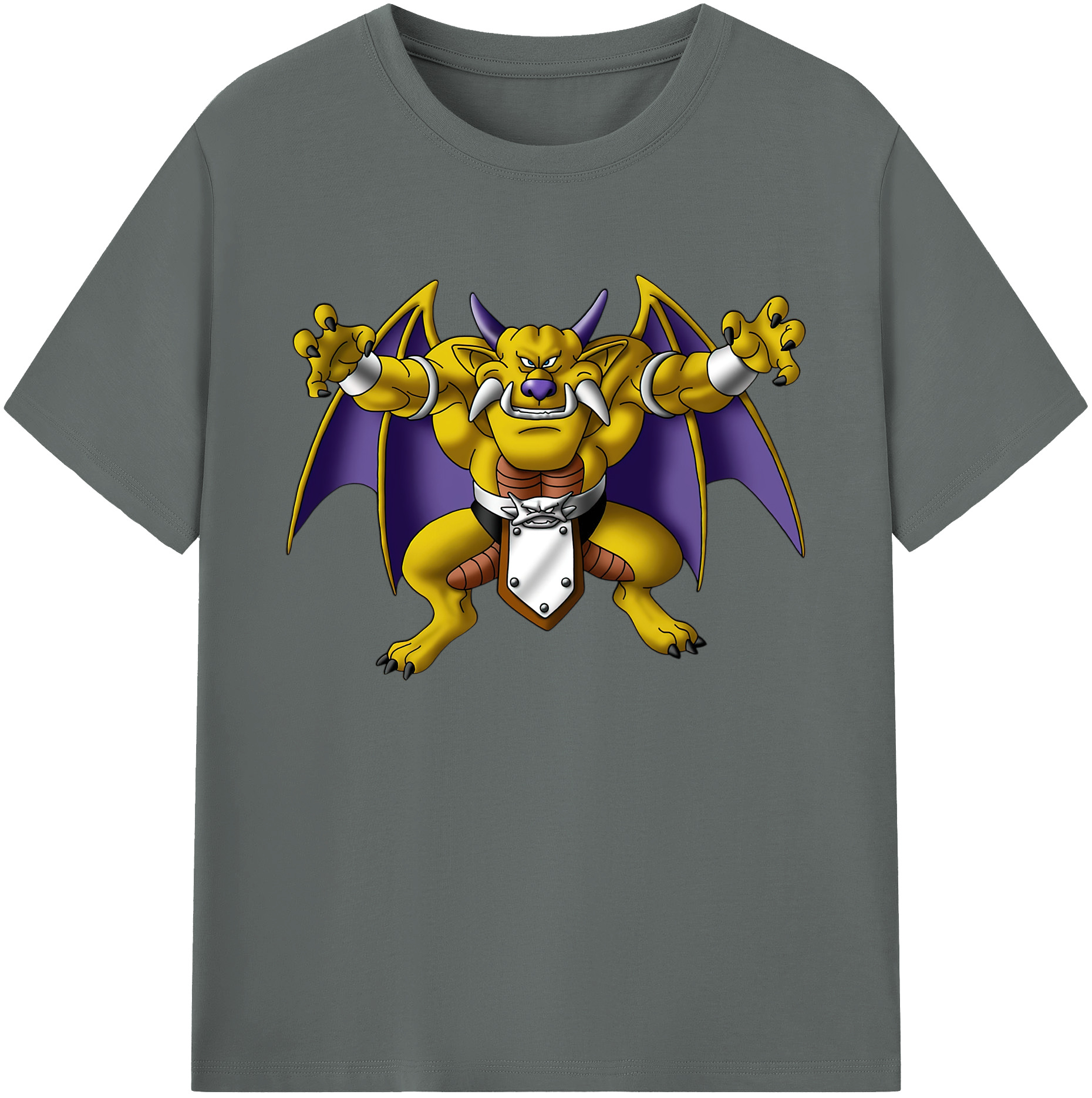 （画像用） ドラゴンクエスト Doragon Kuesuto Dragon Quest 綿100％ メンズ半袖Tシャツ｜肌触りやわらか＆通気性